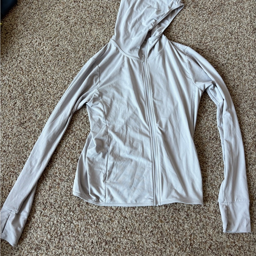 Uniqlo Women's Gray Zip-Up Hoodie